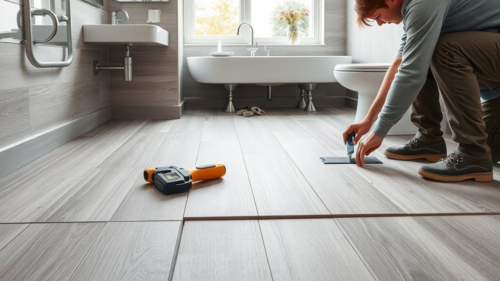 Bathroom Flooring Installation in Teddington